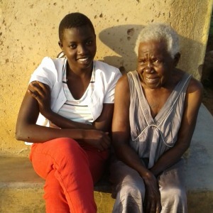Rebecca and her grandmother
