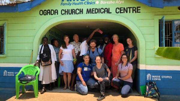 The September Service Team at the Ogada Clinic