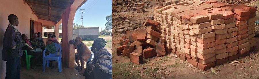 Maembe Tatu Baraka Women decided to start a brickmaking business
