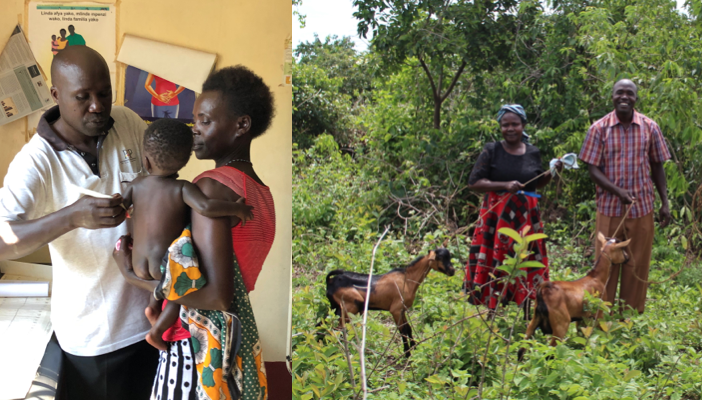 Charles Atha, our on-the-ground person who is arranging delivery of our emergency food parcels, 190 so far. Many of these have gone to families who have infants or toddlers in our Power of Milk nutrition program for high-risk children, whose progress Charles monitors during his visits.