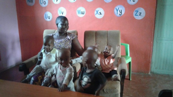 Eunice and Tabitha are doing well at the Ogada Tumaini Care Centre