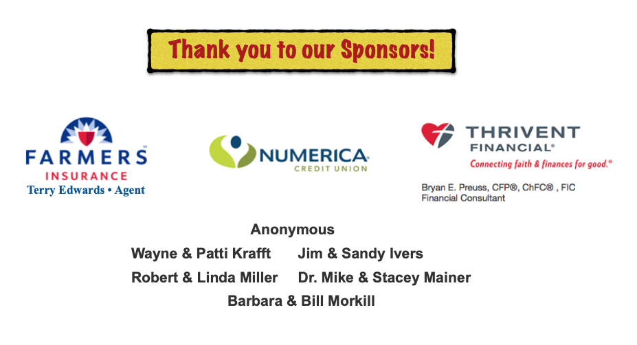 Thank You to our SPONSORS!